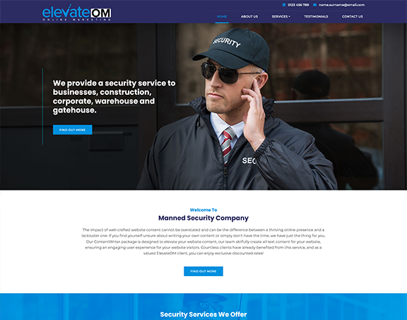 Manned Security Company